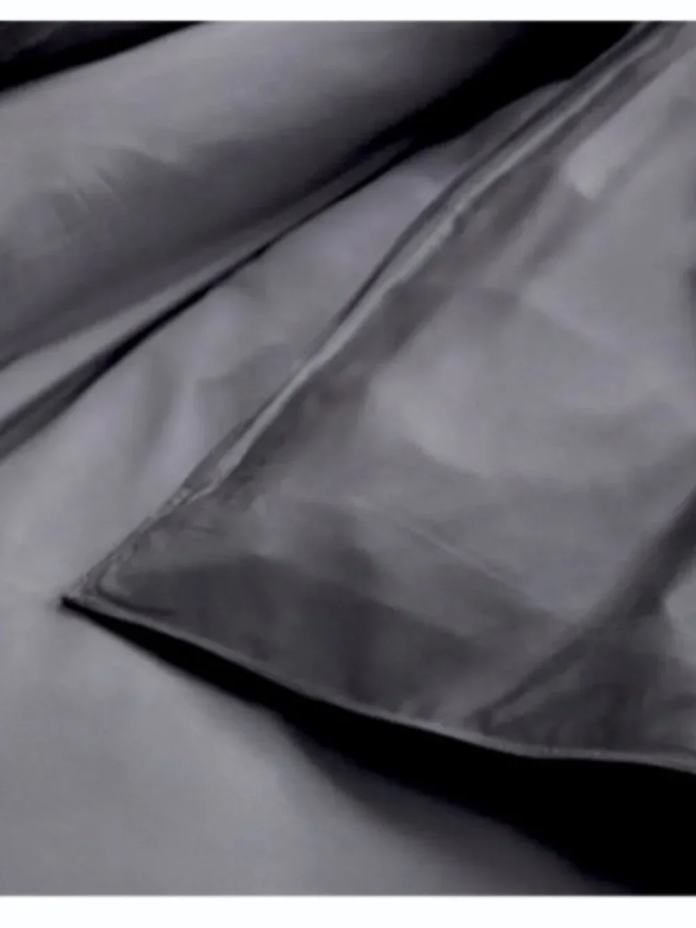 New! Quince Bamboo King Duvet Cover in Charcoal Grey